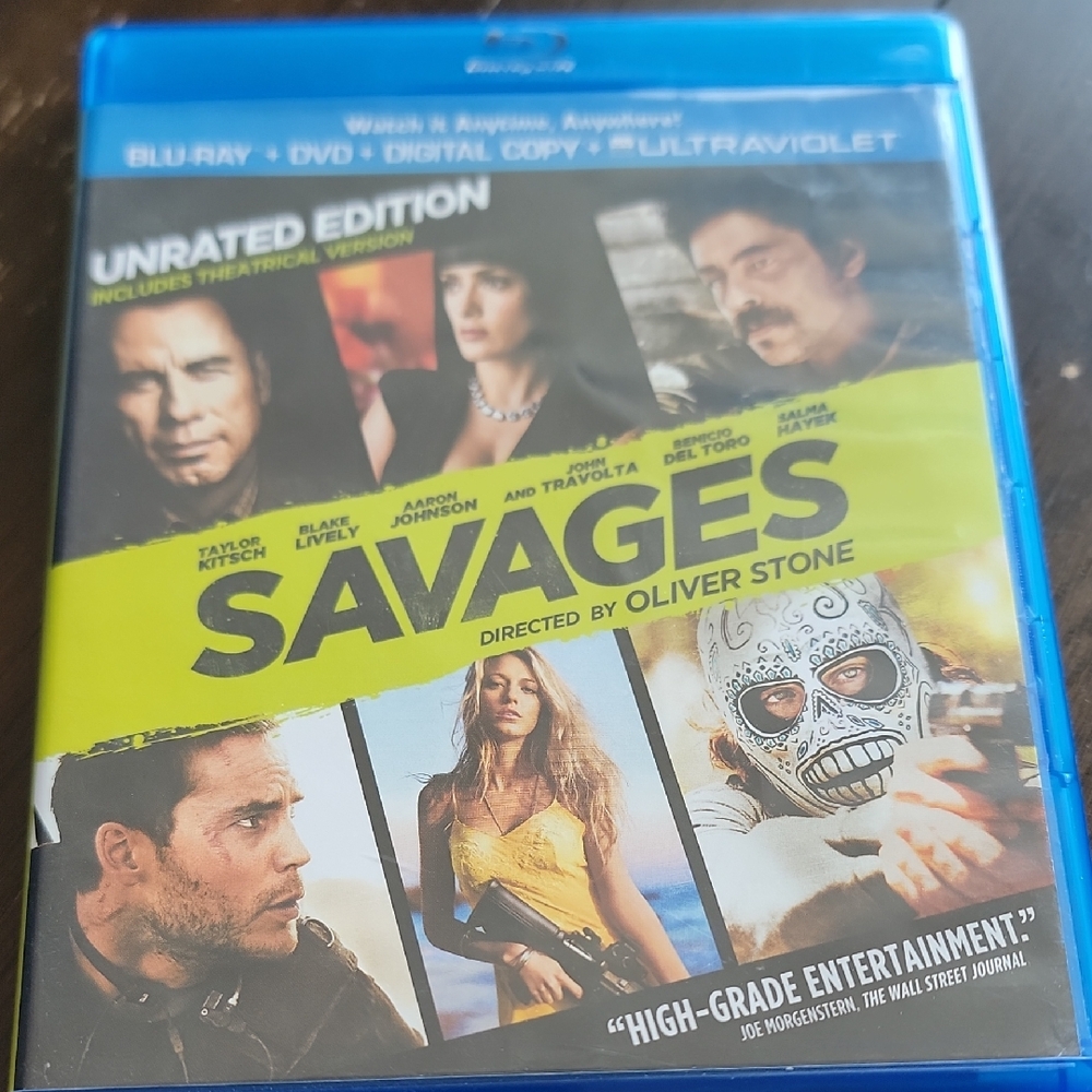 Savages Unrated Edition Blu-ray